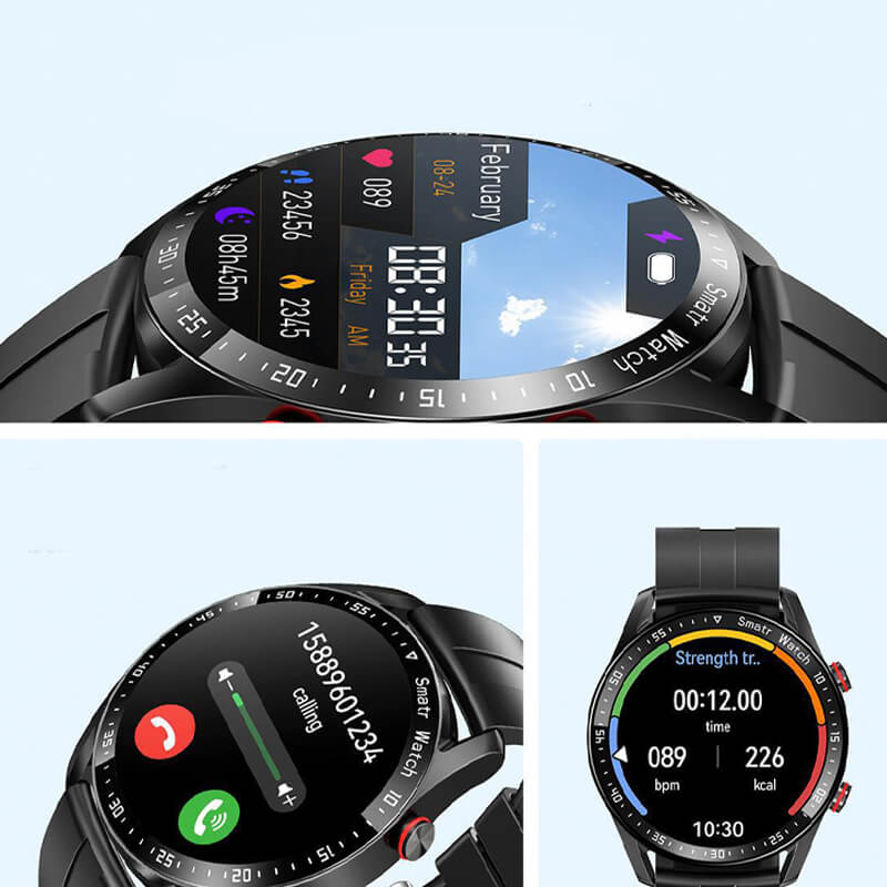 Waterproof Fitness Tracker Watch with Heart Rate Monitor