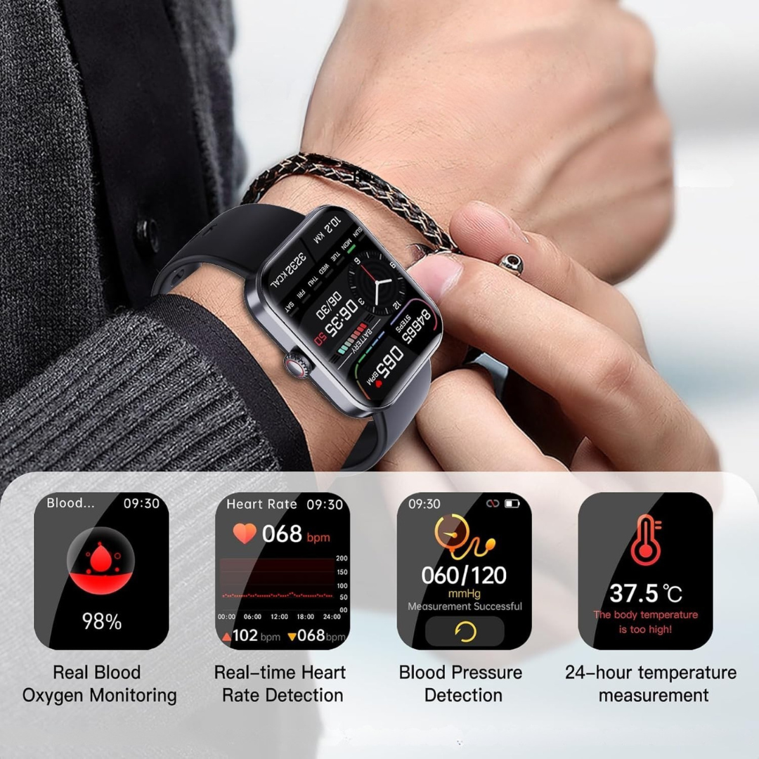 Easy Use Blood Sugar Monitor Smart Watch