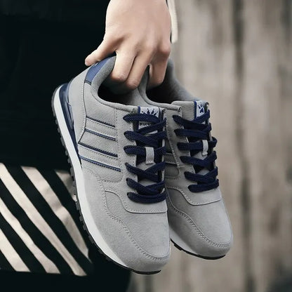 Lightweight Airy Sneakers with Cushioning Rubber Sole