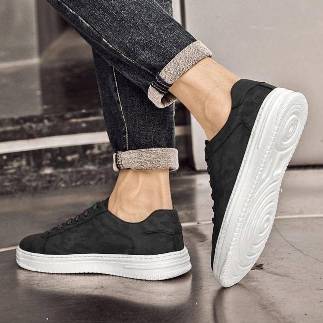 Comfortable Camo Print Running Sneakers