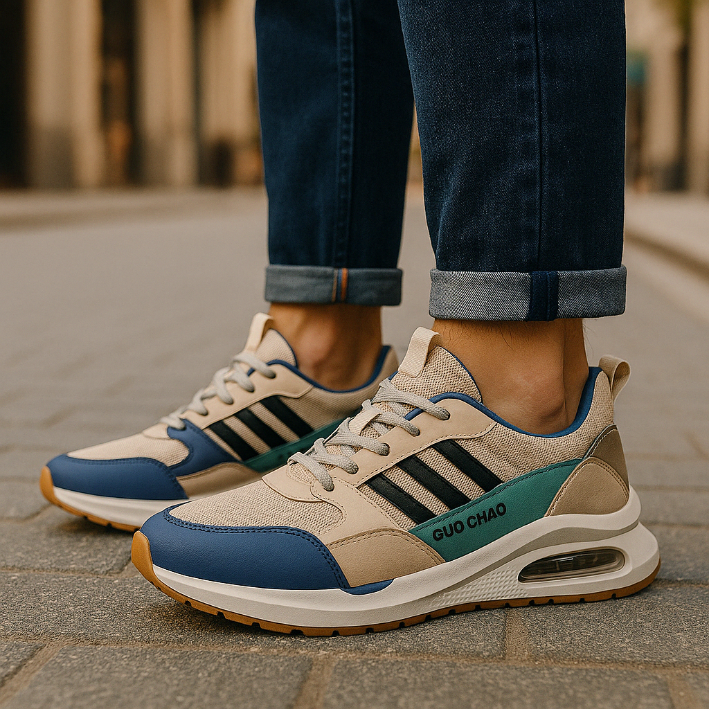 Classic Casual Shoes with Grip Soles