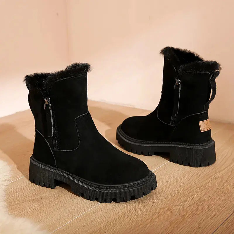 Comfortable Insulated Women's Shoes - Soft Orthopedic Boots