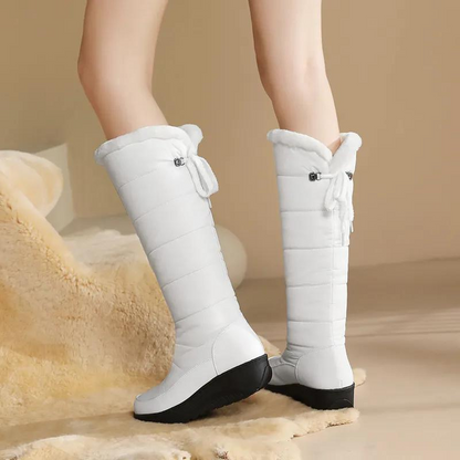 Warm Fuzzy Knee High Snow Boots for Women