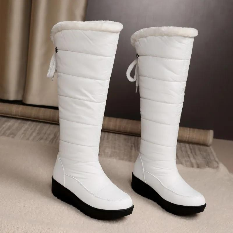 Warm Fuzzy Knee High Snow Boots for Women