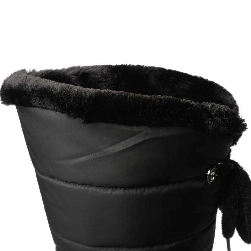 Warm Fuzzy Knee High Snow Boots for Women
