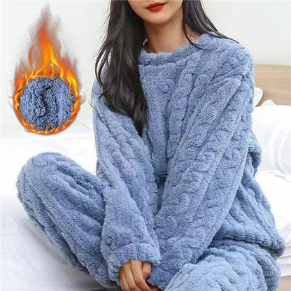 Women's Fleece Pajama Set Soft
