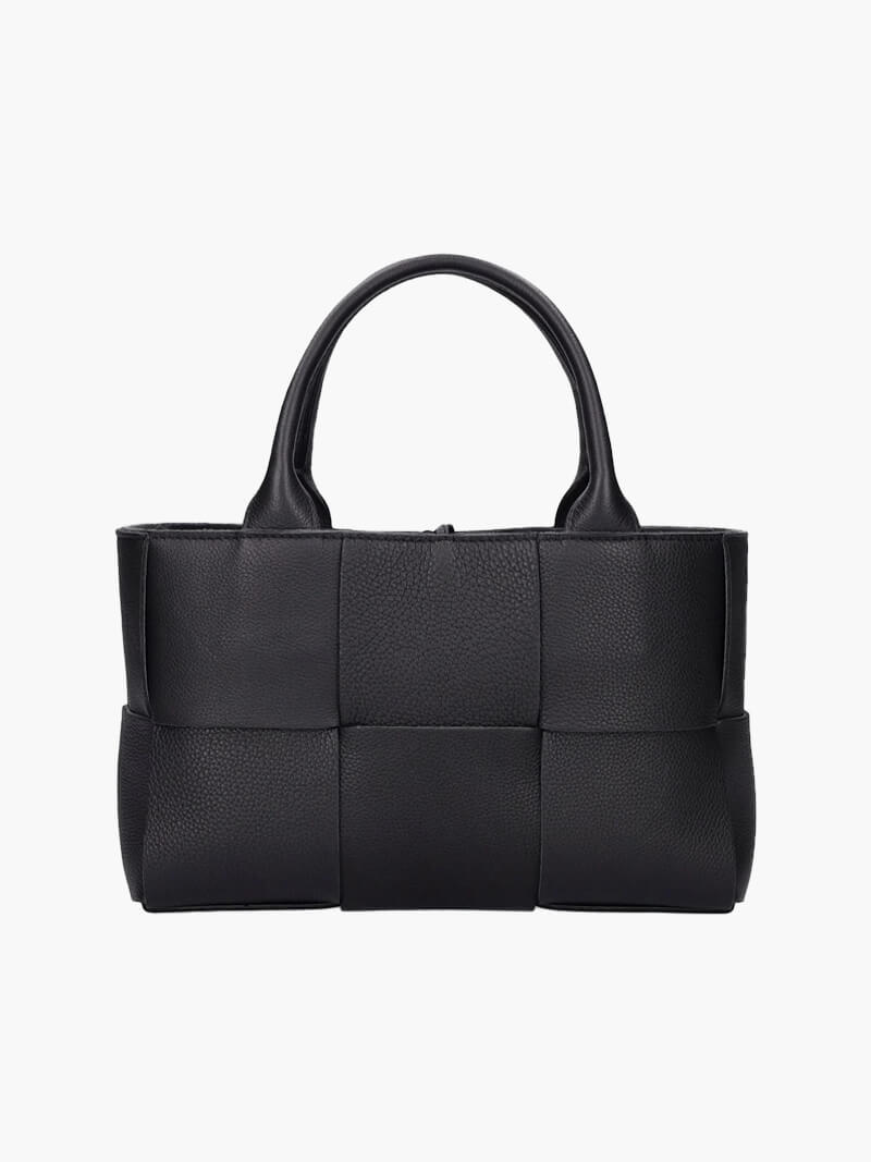 Faux Leather Tote Shoulder Bag - OutfitLondon