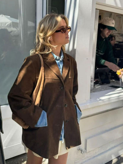 Casual Fit Button Front Jacket - OutfitLondon
