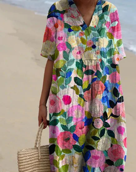 Vibrant Stylish Ladies Party Dress - OutfitLondon