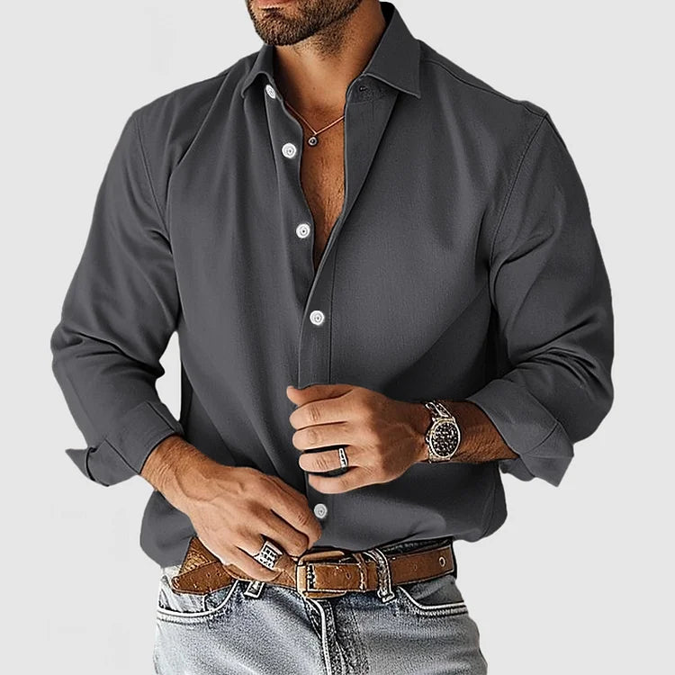 Comfortable Fit Dress Shirt - Classic Style & Lightweight