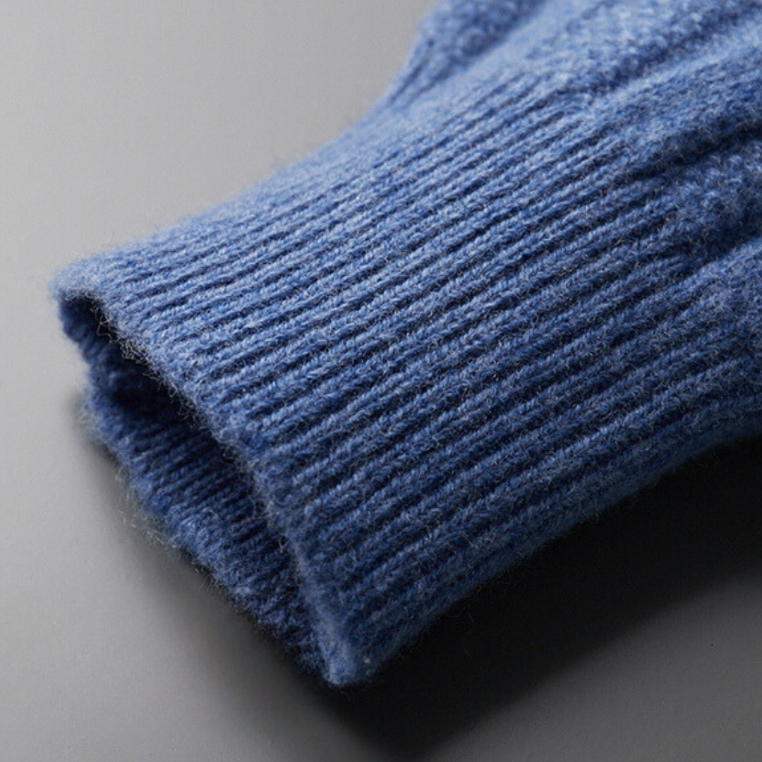 Classic Fit Polo Knit Sweater
