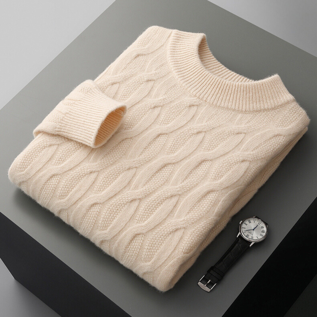 Classic Fit Polo Knit Sweater