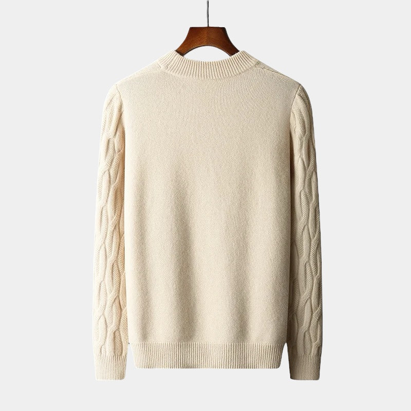 Classic Fit Polo Knit Sweater