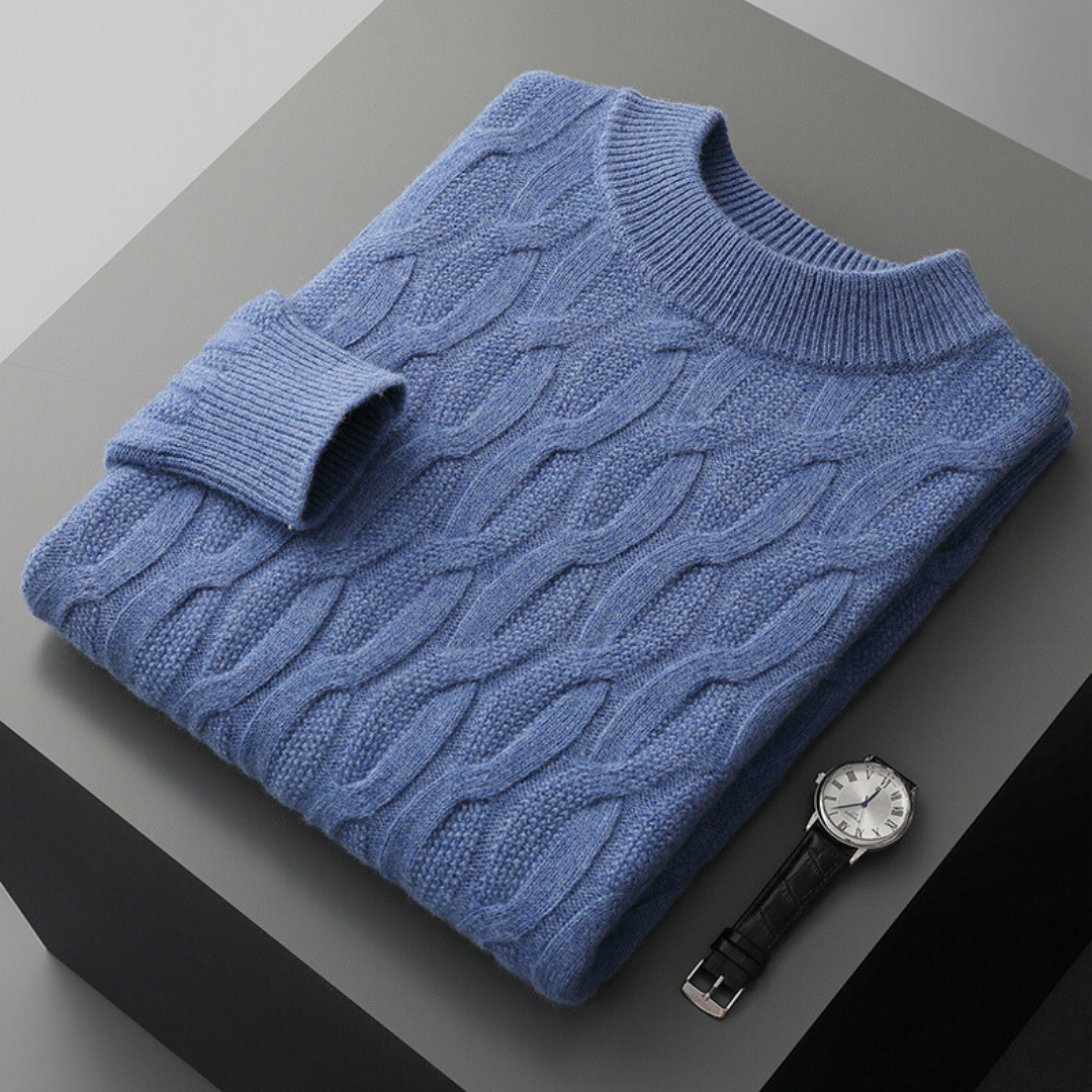 Classic Fit Polo Knit Sweater
