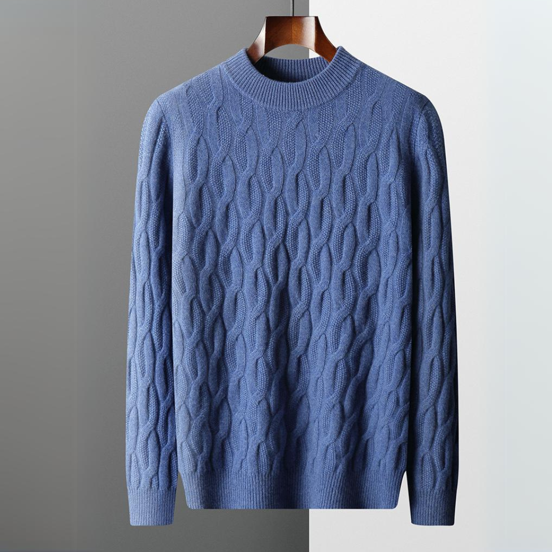 Classic Fit Polo Knit Sweater