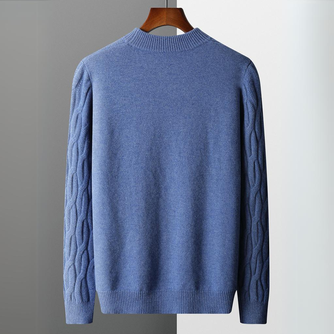 Classic Fit Polo Knit Sweater