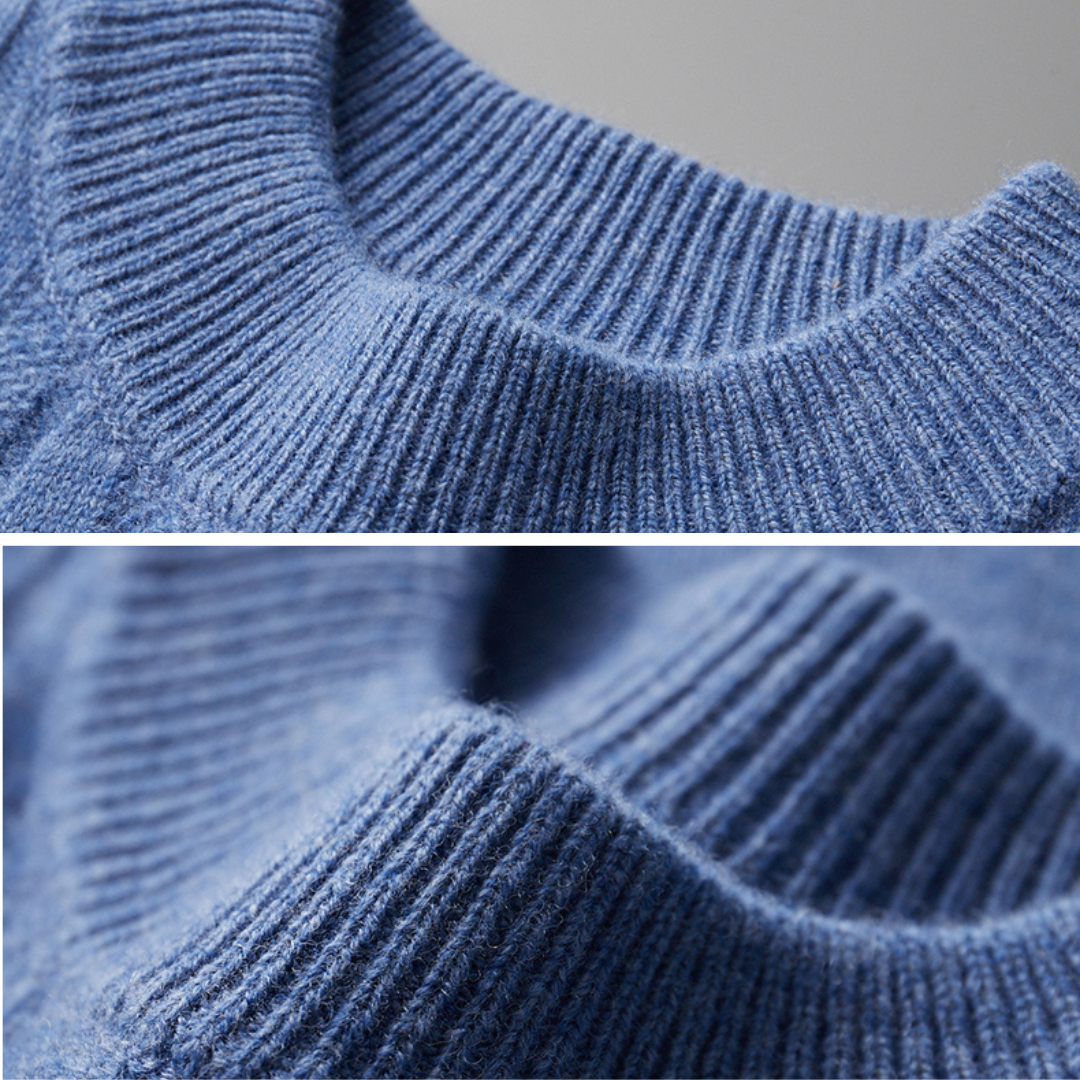 Classic Fit Polo Knit Sweater