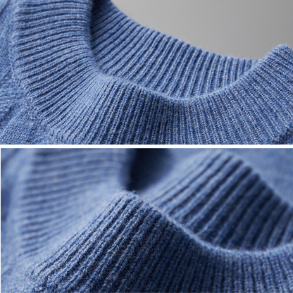 Classic Fit Polo Knit Sweater