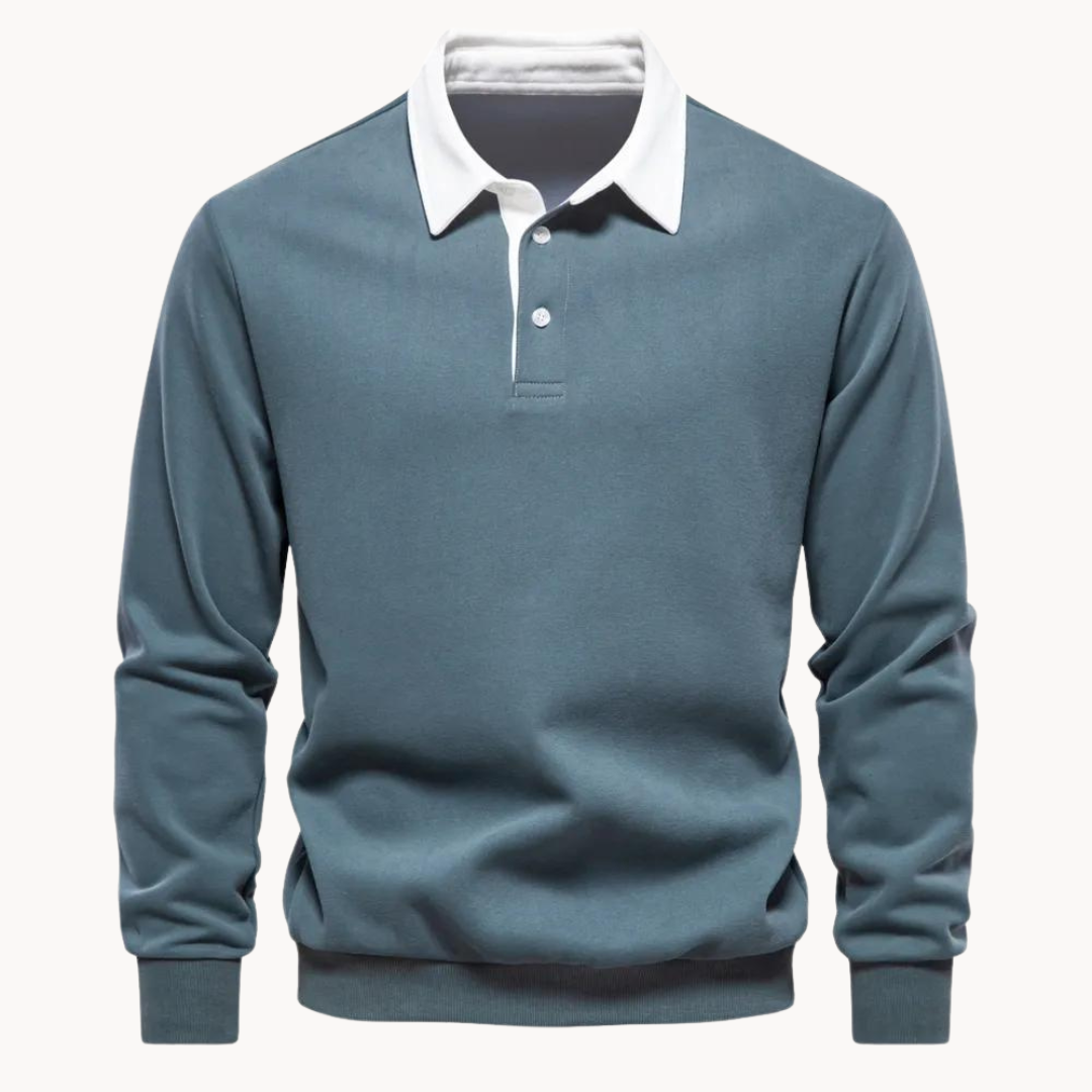 Comfortable Fleece Polo Shirt - Relaxed Fit Style