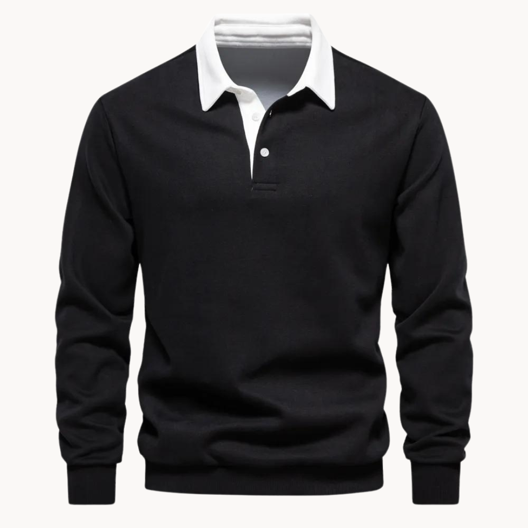 Comfortable Fleece Polo Shirt - Relaxed Fit Style