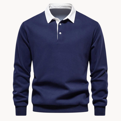 Comfortable Fleece Polo Shirt - Relaxed Fit Style