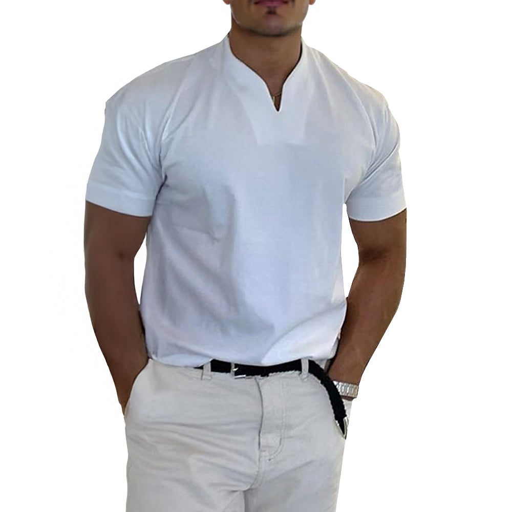 Comfortable V-Neck Casual Breathable Shirt - OutfitLondon