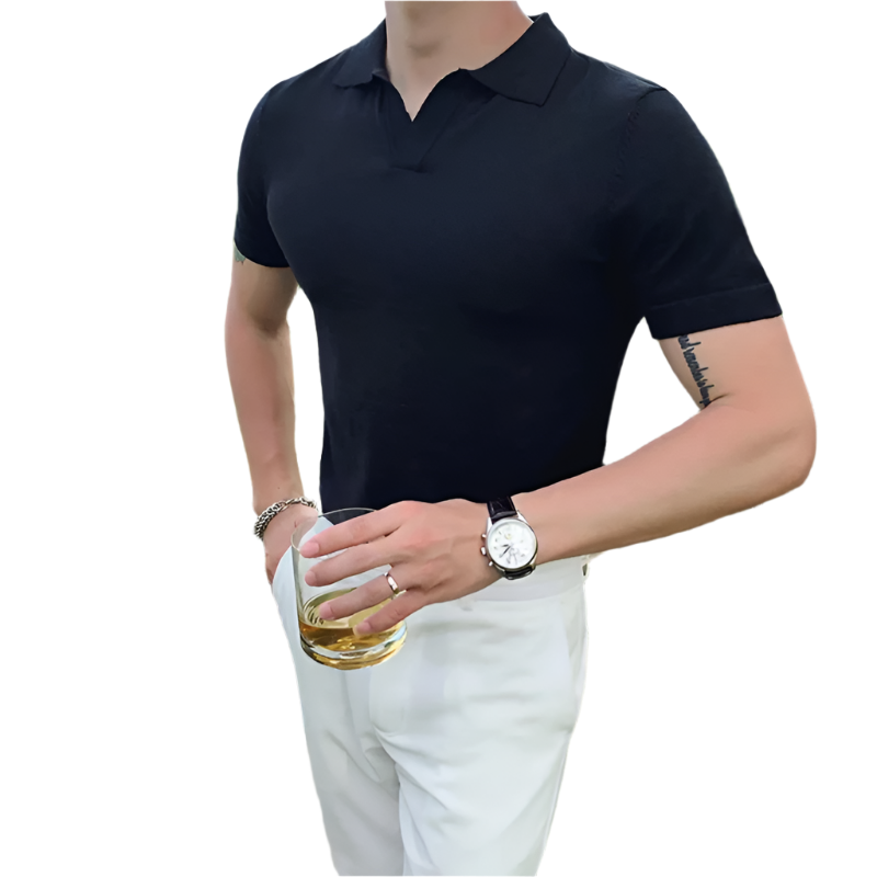 Comfortable V Neck Fitted Sweater