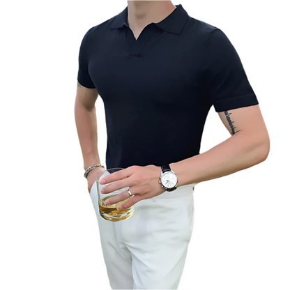 Comfortable V Neck Fitted Sweater