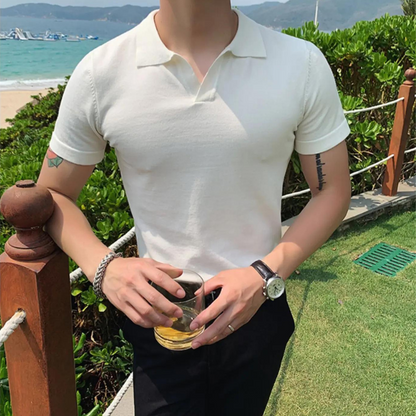 Comfortable V Neck Fitted Sweater