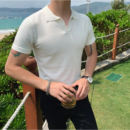 Comfortable V Neck Fitted Sweater