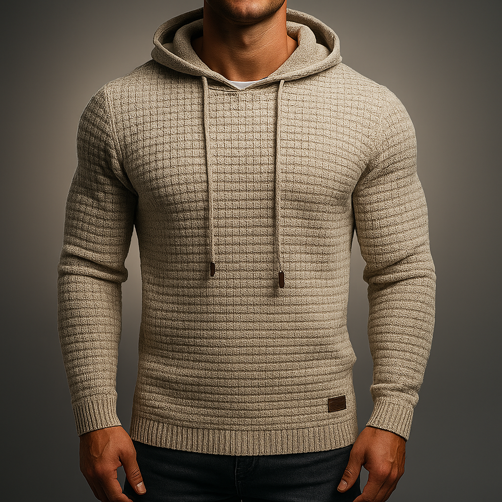 Comfortable Casual Men's Hooded Sweatshirt
