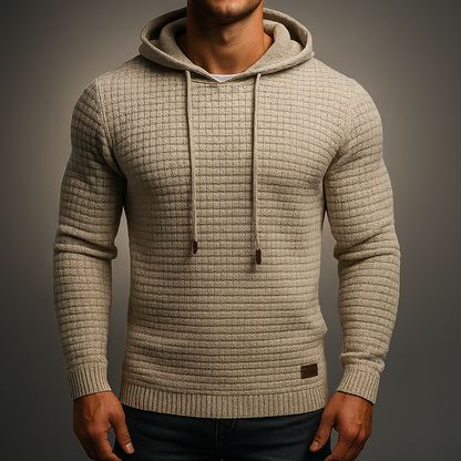 Comfortable Casual Men's Hooded Sweatshirt