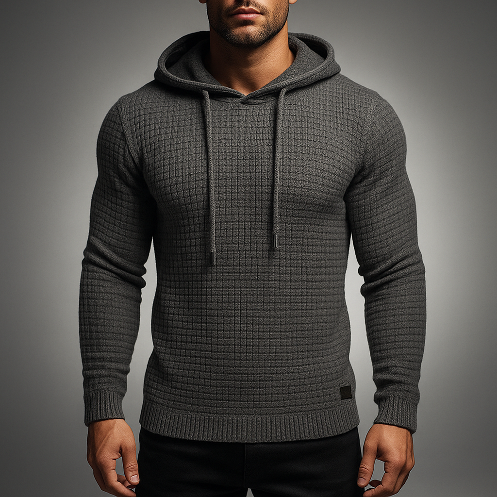Comfortable Casual Men's Hooded Sweatshirt