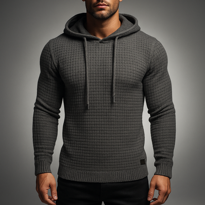 Comfortable Casual Men's Hooded Sweatshirt