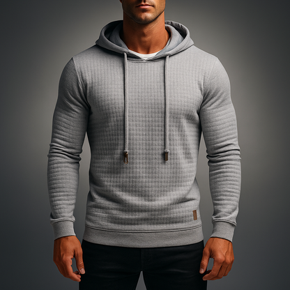 Comfortable Casual Men's Hooded Sweatshirt - OutfitLondon