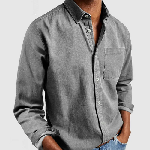 Relaxed Fit Men's Cotton Shirt