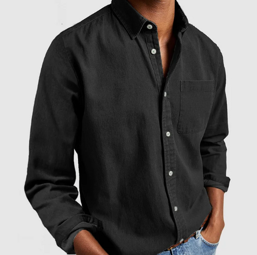 Men's Relaxed Fit Classic Button Shirt