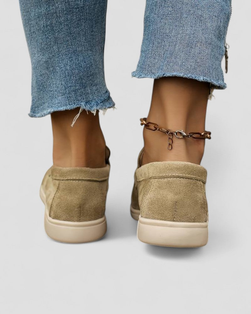 Comfortable Suede Slip On Shoes