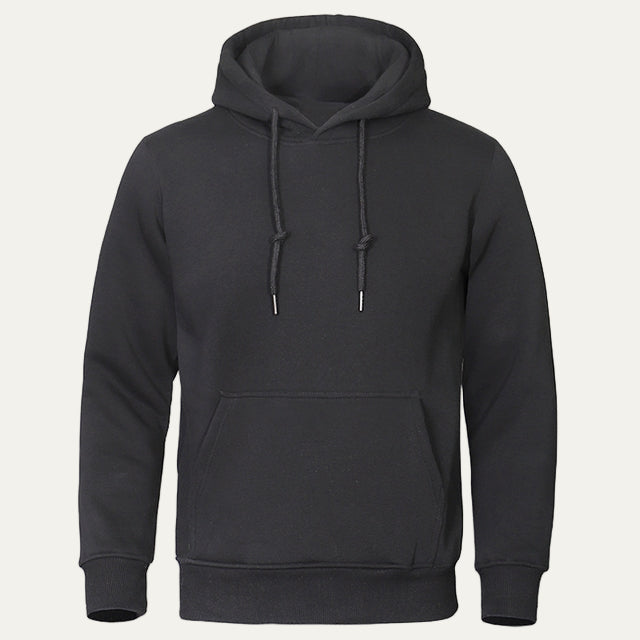 Men's Simple Crew Neck Hooded Sweatshirt - OutfitLondon