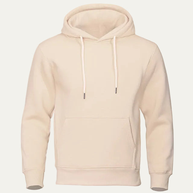 Men's Simple Crew Neck Hooded Sweatshirt