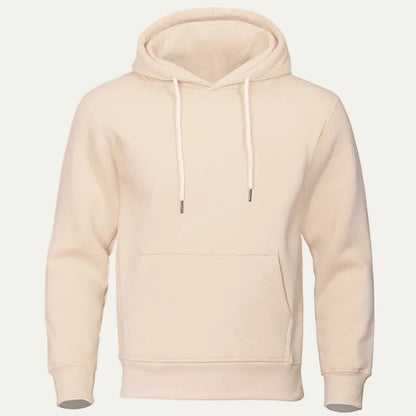 Men's Simple Crew Neck Hooded Sweatshirt