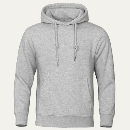 Men's Simple Crew Neck Hooded Sweatshirt