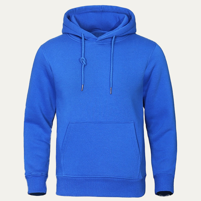 Men's Simple Crew Neck Hooded Sweatshirt