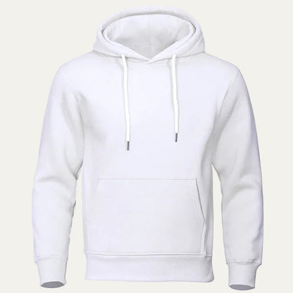 Men's Simple Crew Neck Hooded Sweatshirt