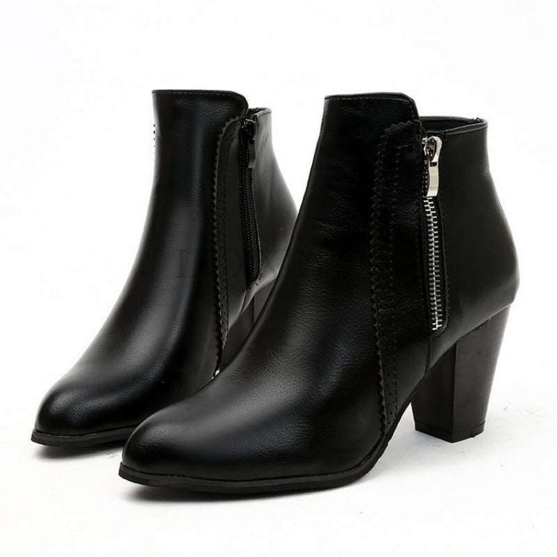 Comfortable Cowboy Ankle Boots for Women - OutfitLondon