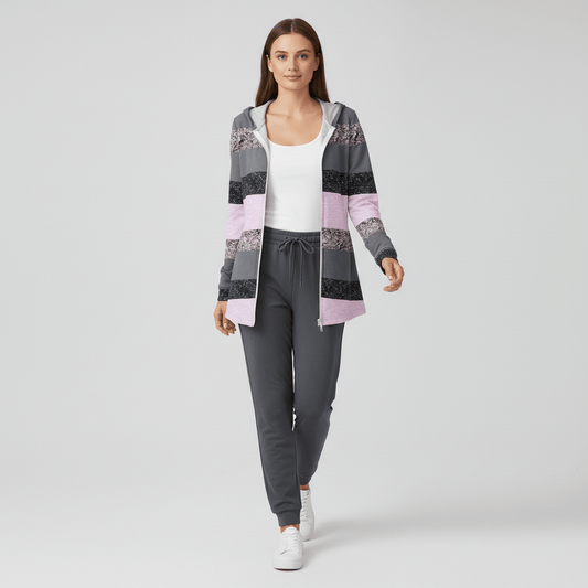 Comfy Hooded Sweater and Jogger Set - OutfitLondon
