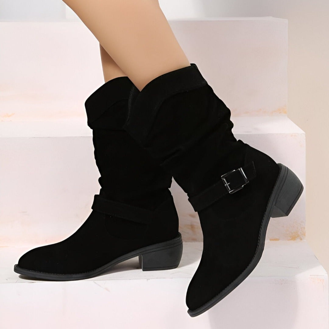 Comfortable Low Heel Arch Support Boots