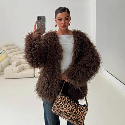 Premium Fake Fur Winter Coat