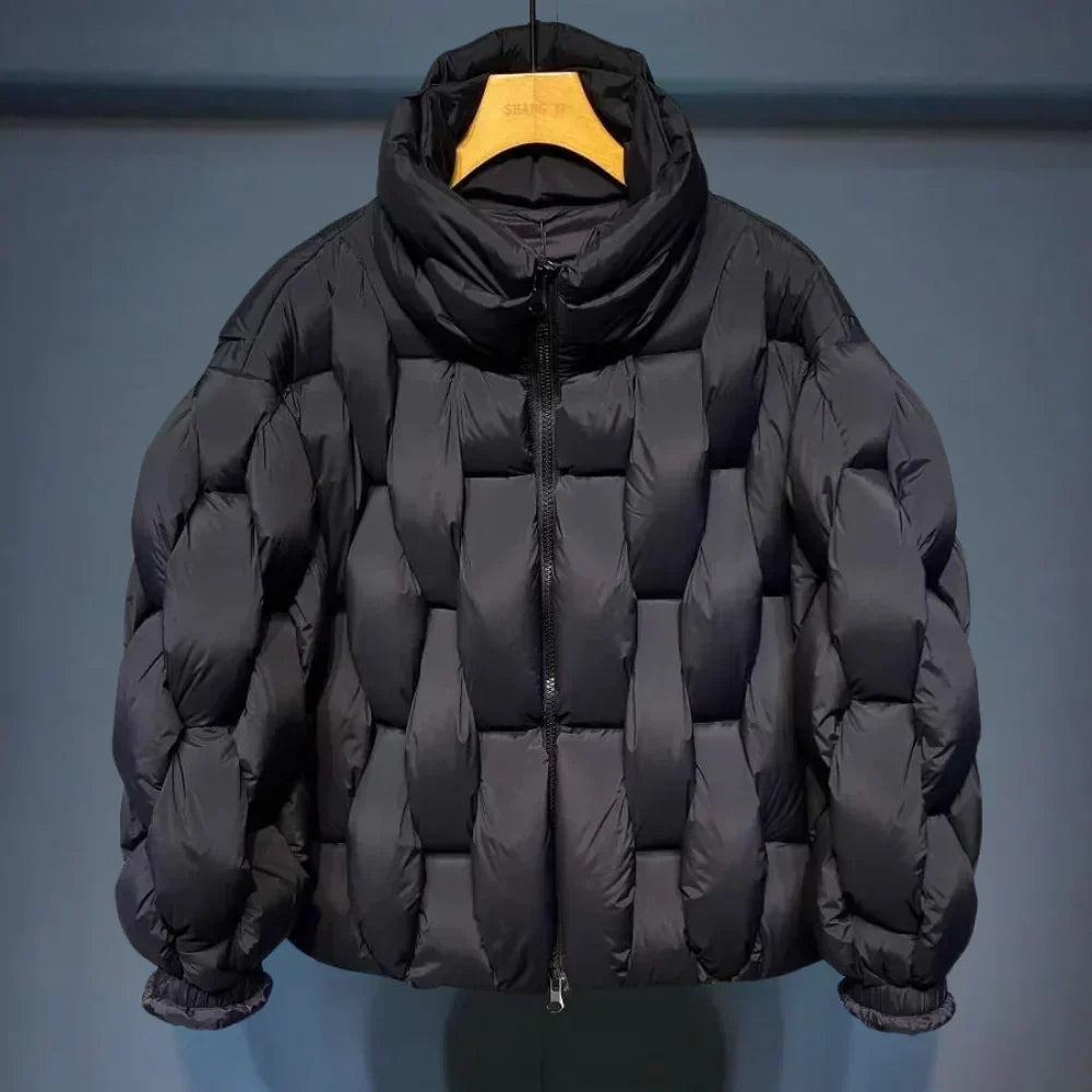 Warm Men's Down Filled Parka Jacket