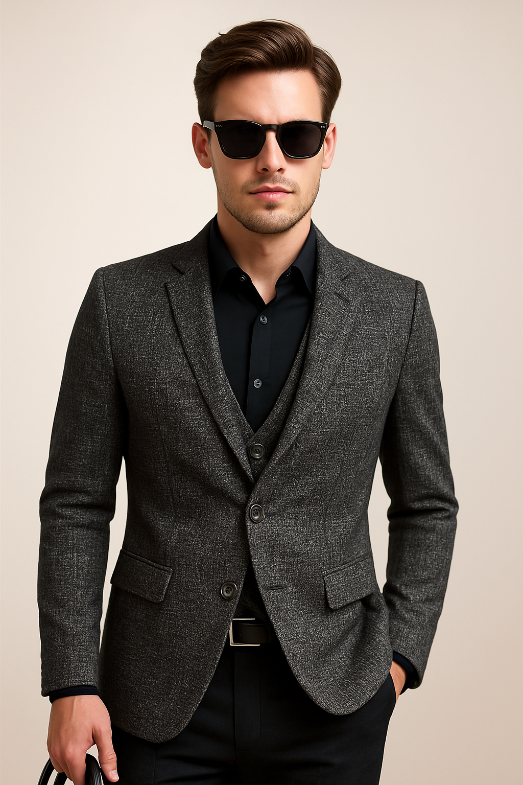 Classic Fit Men's Blazer – Easy Care Smart Jacket
